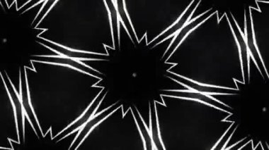 Psikedelik Kaleydoskop Patlaması simetrik kaleydoskop şekilleri patlıyor ve canlı renklerle beatendly döngülerde şekil değiştiriyor