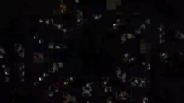 Psikedelik Kaleydoskop Patlaması simetrik kaleydoskop şekilleri patlıyor ve canlı renklerle beatendly döngülerde şekil değiştiriyor