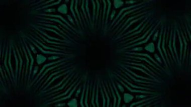 Psikedelik Kaleydoskop Patlaması simetrik kaleydoskop şekilleri patlıyor ve canlı renklerle beatendly döngülerde şekil değiştiriyor