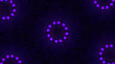 Psikedelik Kaleydoskop Patlaması simetrik kaleydoskop şekilleri patlıyor ve canlı renklerle beatendly döngülerde şekil değiştiriyor