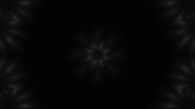 Psikedelik Kaleydoskop Patlaması simetrik kaleydoskop şekilleri patlıyor ve canlı renklerle beatendly döngülerde şekil değiştiriyor