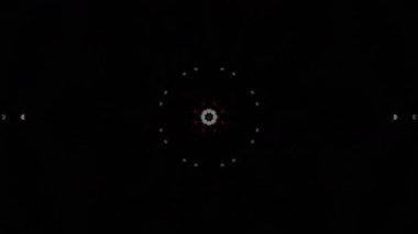 Psikedelik Kaleydoskop Patlaması simetrik kaleydoskop şekilleri patlıyor ve canlı renklerle beatendly döngülerde şekil değiştiriyor