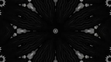 Psikedelik Kaleydoskop Patlaması simetrik kaleydoskop şekilleri patlıyor ve canlı renklerle beatendly döngülerde şekil değiştiriyor