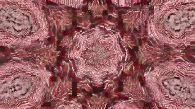 Psikedelik Kaleydoskop Patlaması simetrik kaleydoskop şekilleri patlıyor ve canlı renklerle beatendly döngülerde şekil değiştiriyor