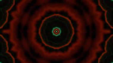 Psychedelic Kaleidoscope Burst Symmetric kaleidoscope shapes bursting and morphing with vibrant colors on beatfriendly loops