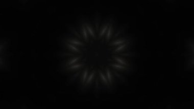 Psikedelik Kaleydoskop Patlaması simetrik kaleydoskop şekilleri patlıyor ve canlı renklerle beatendly döngülerde şekil değiştiriyor