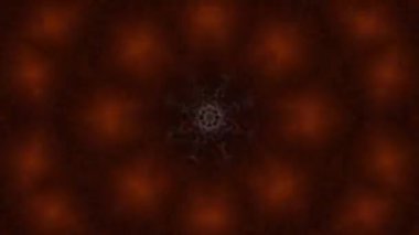 Psikedelik Kaleydoskop Patlaması simetrik kaleydoskop şekilleri patlıyor ve canlı renklerle beatendly döngülerde şekil değiştiriyor