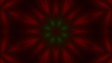 Psikedelik Kaleydoskop Patlaması simetrik kaleydoskop şekilleri patlıyor ve canlı renklerle beatendly döngülerde şekil değiştiriyor
