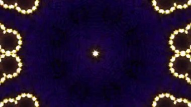 Psikedelik Kaleydoskop Patlaması simetrik kaleydoskop şekilleri patlıyor ve canlı renklerle beatendly döngülerde şekil değiştiriyor