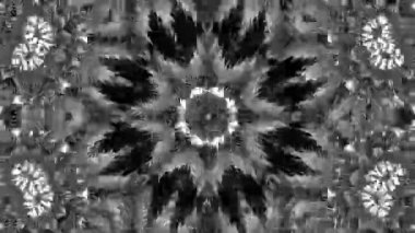 Psikedelik Kaleydoskop Patlaması simetrik kaleydoskop şekilleri patlıyor ve canlı renklerle beatendly döngülerde şekil değiştiriyor