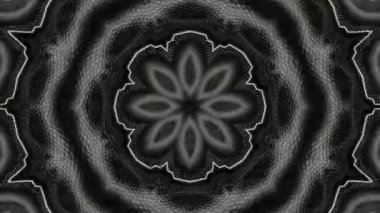 Psikedelik Kaleydoskop Patlaması simetrik kaleydoskop şekilleri patlıyor ve canlı renklerle beatendly döngülerde şekil değiştiriyor