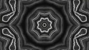 Psikedelik Kaleydoskop Patlaması simetrik kaleydoskop şekilleri patlıyor ve canlı renklerle beatendly döngülerde şekil değiştiriyor