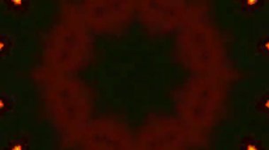 Psikedelik Kaleydoskop Patlaması simetrik kaleydoskop şekilleri patlıyor ve canlı renklerle beatendly döngülerde şekil değiştiriyor