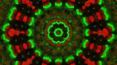 Psychedelic Kaleidoscope Burst Symmetric kaleidoscope shapes bursting and morphing with vibrant colors on beatfriendly loops