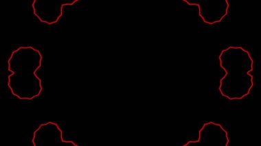 Psikedelik Kaleydoskop Patlaması simetrik kaleydoskop şekilleri patlıyor ve canlı renklerle beatendly döngülerde şekil değiştiriyor