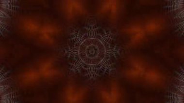 Psikedelik Kaleydoskop Patlaması simetrik kaleydoskop şekilleri patlıyor ve canlı renklerle beatendly döngülerde şekil değiştiriyor