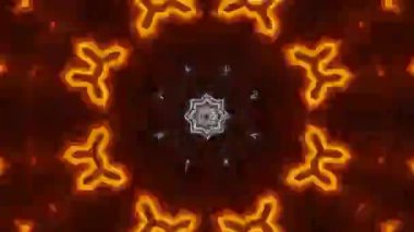 Psychedelic Kaleidoscope Burst Symmetric kaleidoscope shapes bursting and morphing with vibrant colors on beatfriendly loops