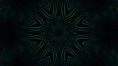 Psikedelik Kaleydoskop Patlaması simetrik kaleydoskop şekilleri patlıyor ve canlı renklerle beatendly döngülerde şekil değiştiriyor