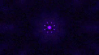 Psikedelik Kaleydoskop Patlaması simetrik kaleydoskop şekilleri patlıyor ve canlı renklerle beatendly döngülerde şekil değiştiriyor