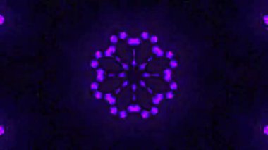 Psikedelik Kaleydoskop Patlaması simetrik kaleydoskop şekilleri patlıyor ve canlı renklerle beatendly döngülerde şekil değiştiriyor