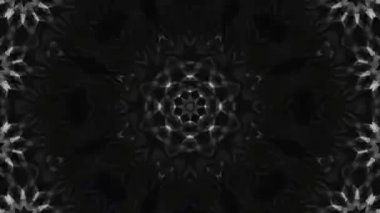 Psikedelik Kaleydoskop Patlaması simetrik kaleydoskop şekilleri patlıyor ve canlı renklerle beatendly döngülerde şekil değiştiriyor