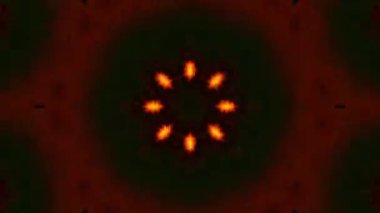 Psikedelik Kaleydoskop Patlaması simetrik kaleydoskop şekilleri patlıyor ve canlı renklerle beatendly döngülerde şekil değiştiriyor