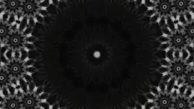 Psikedelik Kaleydoskop Patlaması simetrik kaleydoskop şekilleri patlıyor ve canlı renklerle beatendly döngülerde şekil değiştiriyor
