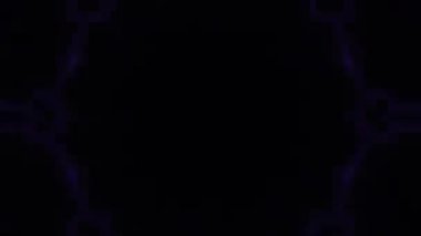 Psikedelik Kaleydoskop Patlaması simetrik kaleydoskop şekilleri patlıyor ve canlı renklerle beatendly döngülerde şekil değiştiriyor