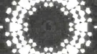 Psikedelik Kaleydoskop Patlaması simetrik kaleydoskop şekilleri patlıyor ve canlı renklerle beatendly döngülerde şekil değiştiriyor