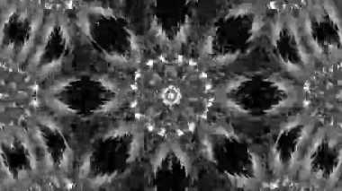 Psikedelik Kaleydoskop Patlaması simetrik kaleydoskop şekilleri patlıyor ve canlı renklerle beatendly döngülerde şekil değiştiriyor