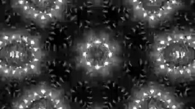 Psikedelik Kaleydoskop Patlaması simetrik kaleydoskop şekilleri patlıyor ve canlı renklerle beatendly döngülerde şekil değiştiriyor