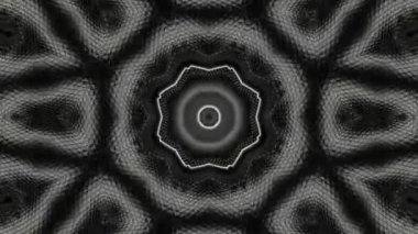 Psikedelik Kaleydoskop Patlaması simetrik kaleydoskop şekilleri patlıyor ve canlı renklerle beatendly döngülerde şekil değiştiriyor