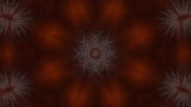 Psikedelik Kaleydoskop Patlaması simetrik kaleydoskop şekilleri patlıyor ve canlı renklerle beatendly döngülerde şekil değiştiriyor