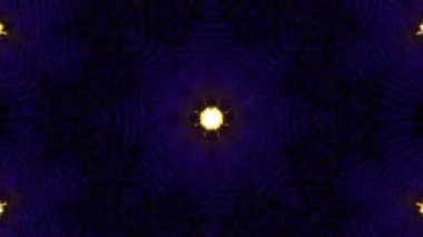 Psikedelik Kaleydoskop Patlaması simetrik kaleydoskop şekilleri patlıyor ve canlı renklerle beatendly döngülerde şekil değiştiriyor