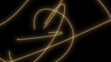 Parlak çizgiler ve yıldızlarla soyut arkaplan