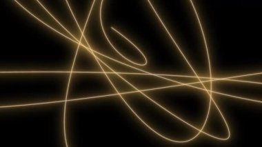 Karanlık arka planda parlayan ışıkları olan soyut duvar kâğıdı