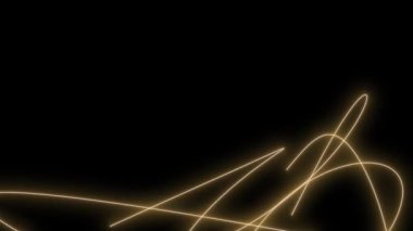 Parlak çizgiler, noktalar ve çizgilerle soyut arkaplan