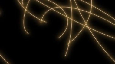 neon çizgileri soyut arkaplan, parlayan çizgiler, vektör illüstrasyonu