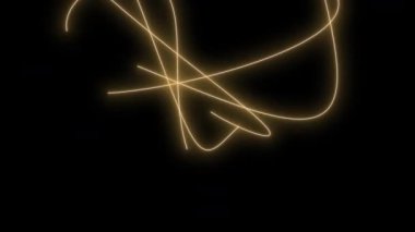 Parlak çizgiler ve yıldızlarla soyut arkaplan