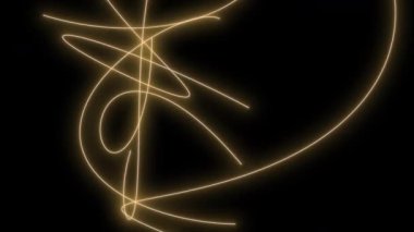 Parlak çizgiler ve parçacıkların olduğu soyut bir arkaplan. vektör illüstrasyonu