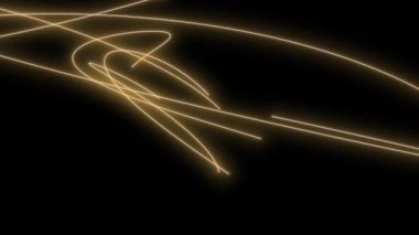 Soyut arkaplan, neon çizgiler, renkli fütüristik duvar kağıdı. Renkli, rengarenk, tasarım duvar kağıdı