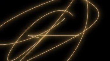 Siyah Renk Üzerine Bir Dijital Fraktal Resmi