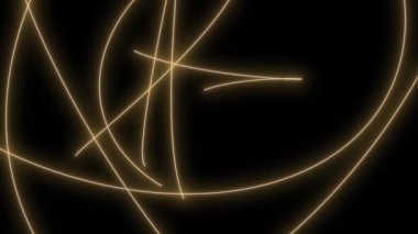 Siyah Renk Üzerine Bir Dijital Fraktal Resmi