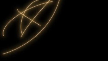 abstract background of neon lines.