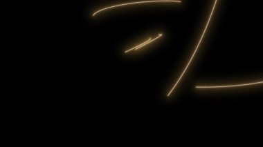 Parlak çizgilerin soyut arkaplanı