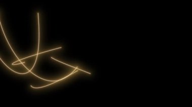 Parlayan neon ışığın soyut arkaplanı