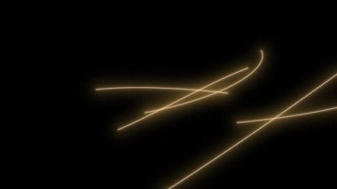 Siyah arka planda parlayan soyut duvar kağıdı