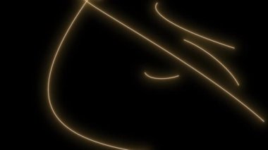 soyut altın parıldayan çizgiler.