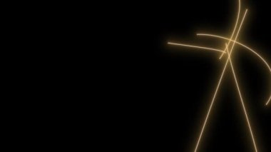 Parlak çizgilerin soyut arkaplanı