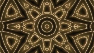 Soyut kaleydoskop arkaplanı. Çok renkli güzel bir dürbün. Eşsiz kaleydoskop.